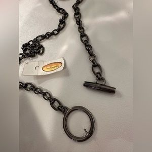 Talbots BNWT Steel Metal Chain Link Loop Belt Accessory